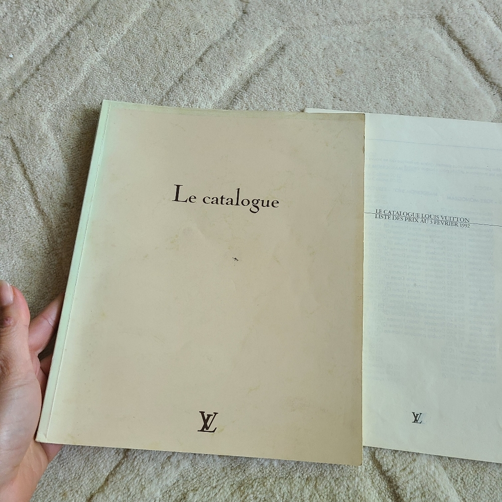 Louis Vuitton Le Catalogue 1992 Book Collectible